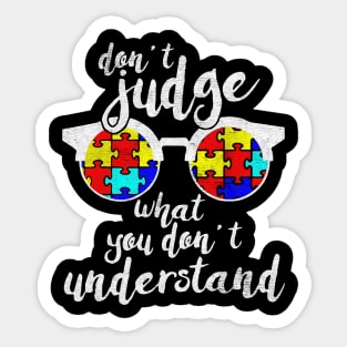 don't judge understand Sticker